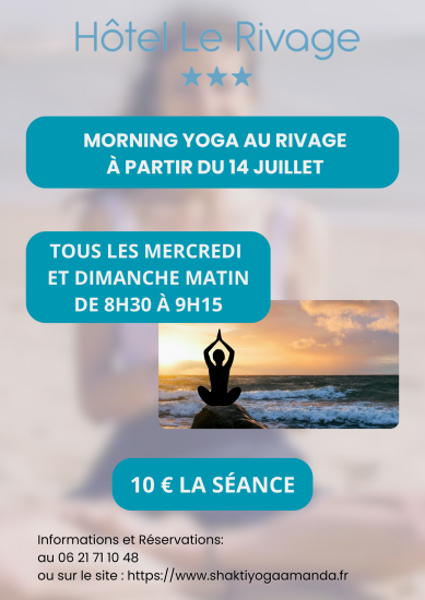 MORNING YOGA AU RIVAGE