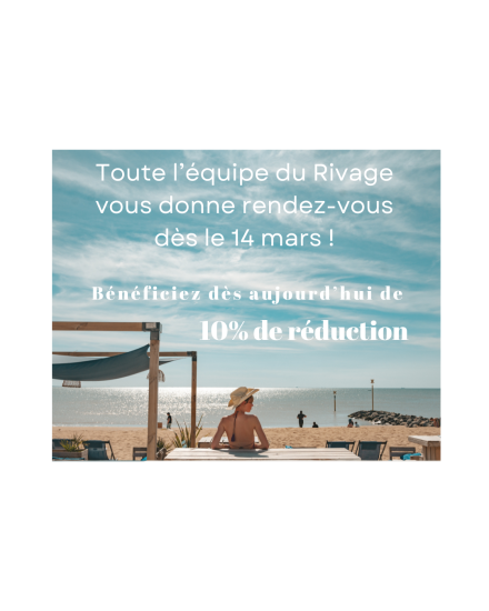 Hôtel Le Rivage vue sur mer - Chatelaillon Plage - La Rochelle sud